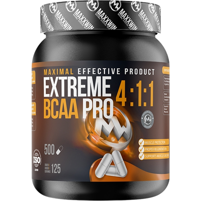 MAXXWIN Extreme BCAA PRO 4:1:1 500 kapsúl. 500 ks MAXXWIN Extreme BCAA PRO 4:1:1 500 kapsúl. 500 ks