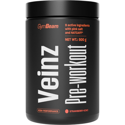 GYMBEAM Veinz Pre-workout, Strawberry - Kiwi 500 g GYMBEAM Veinz Pre-workout, Strawberry - Kiwi 500 g
