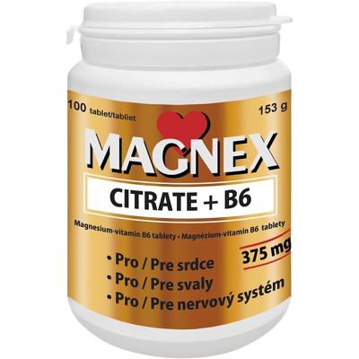 VITABALANS Magnex Citrate + B6 100 tabliet VITABALANS Magnex Citrate + B6 100 tabliet