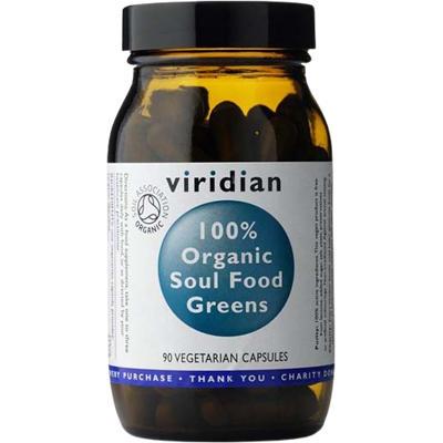 VIRIDIAN 100% Organic Soul Food Greens 90 kapsúl VIRIDIAN 100% Organic Soul Food Greens 90 kapsúl