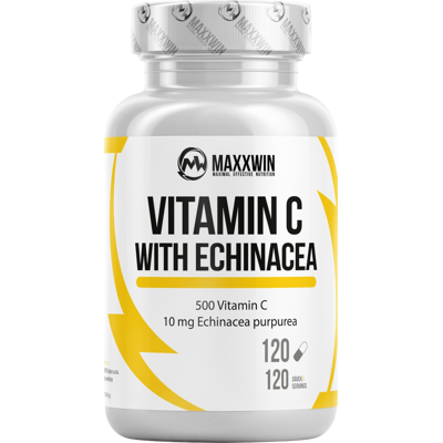 MAXXWIN Vitamín C 500 mg + Echinacea 120 kapsúl MAXXWIN Vitamín C 500 mg + Echinacea 120 kapsúl