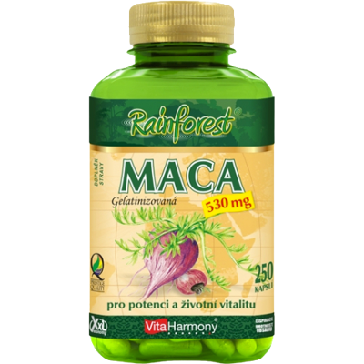 VITAHARMONY Maca XXL economy 530mg 250 kapsúl VITAHARMONY Maca XXL economy 530mg 250 kapsúl