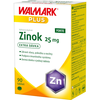 WALMARK Zinok FORTE 25 mg 90 tabliet WALMARK Zinok FORTE 25 mg 90 tabliet