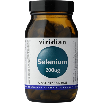 VIRIDIAN Selenium 200µg, 90 kapsúl VIRIDIAN Selenium 200µg, 90 kapsúl