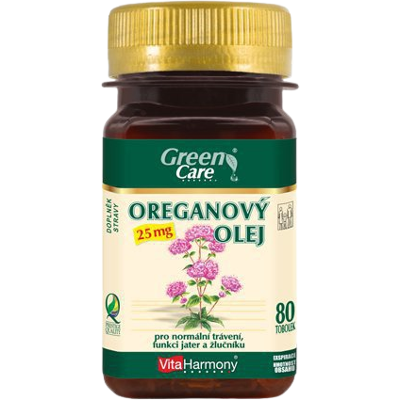 VITAHARMONY Oregánový olej 25mg 80 kapsúl VITAHARMONY Oregánový olej 25mg 80 kapsúl