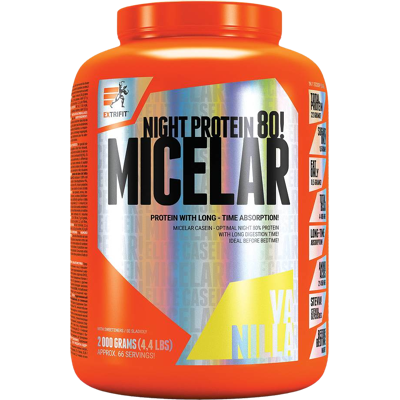EXTRIFIT Micelar Casein Vanilka 2000 g EXTRIFIT Micelar Casein Vanilka 2000 g