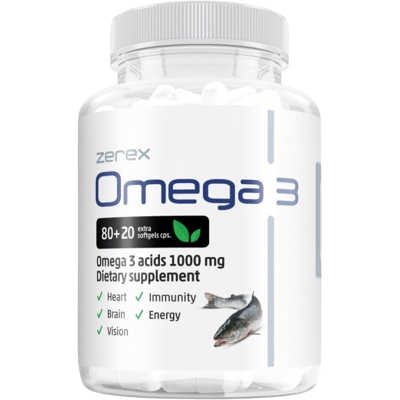 ZEREX Omega 3, 100 kapsúl ZEREX Omega 3, 100 kapsúl