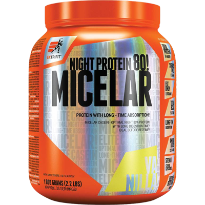 EXTRIFIT Micelar kazeín Vanilka 1000 g EXTRIFIT Micelar kazeín Vanilka 1000 g