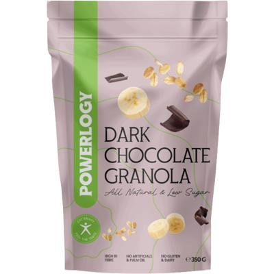 POWERLOGY Granola Dark Chocolate 350 g POWERLOGY Granola Dark Chocolate 350 g