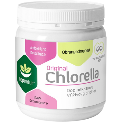 TOPNATUR Chlorella Original 750 tabliet TOPNATUR Chlorella Original 750 tabliet