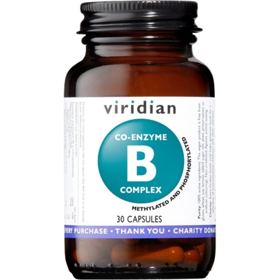 VIRIDIAN Co-enzyme B Complex 30 kapsúl VIRIDIAN Co-enzyme B Complex 30 kapsúl
