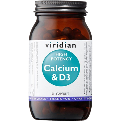 VIRIDIAN High Potency Calcium & D3 (Vápník s vitamínom D3) 90 kapsúl VIRIDIAN High Potency Calcium & D3 (Vápník s vitamínom D3) 90 kapsúl