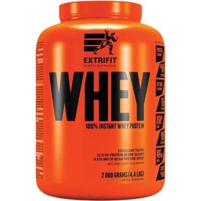 EXTRIFIT 100% whey 80 čoko/kokos 2 kg EXTRIFIT 100% whey 80 čoko/kokos 2 kg