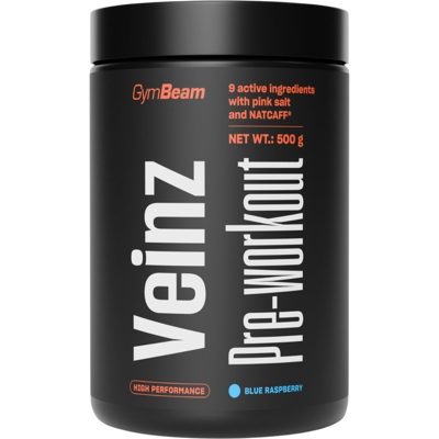 GYMBEAM Veinz Pre-workout, Blue raspberry 500 g GYMBEAM Veinz Pre-workout, Blue raspberry 500 g