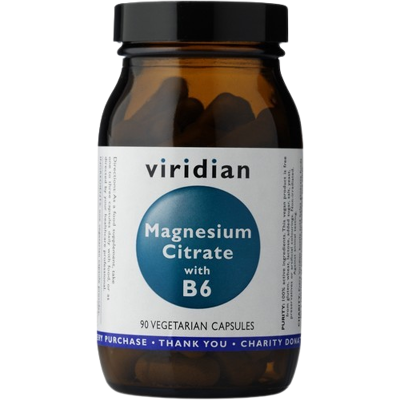 VIRIDIAN Magnesium Citrate with Vitamin B6 90 kapsúl VIRIDIAN Magnesium Citrate with Vitamin B6 90 kapsúl