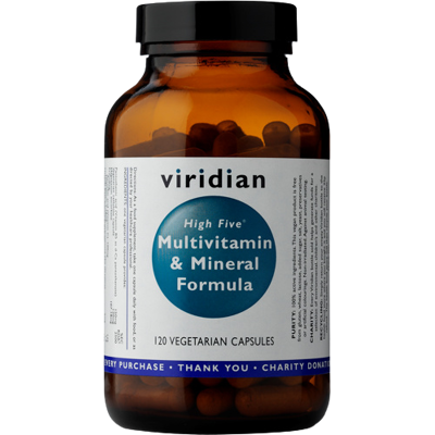 VIRIDIAN High Five Multivitamin & Mineral Formula 120 kapsúl VIRIDIAN High Five Multivitamin & Mineral Formula 120 kapsúl