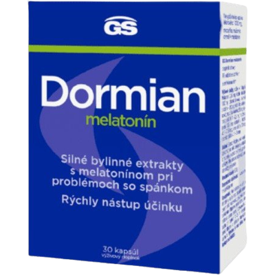 GS DORMIAN Melatonín 30 kapsúl GS DORMIAN Melatonín 30 kapsúl