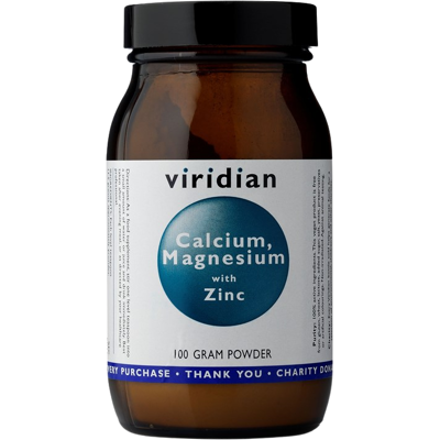 VIRIDIAN Vápnik, Horčík a Zinok 100 g VIRIDIAN Vápnik, Horčík a Zinok 100 g