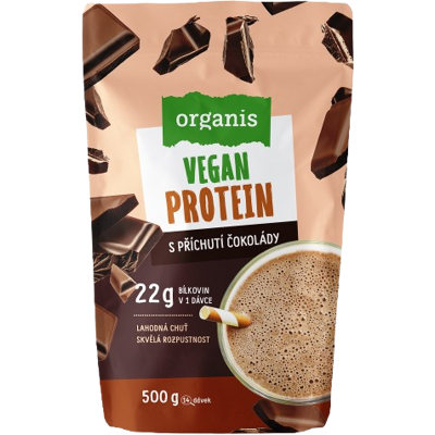 ORGANIS VEGAN proteín čokoláda 490 g ORGANIS VEGAN proteín čokoláda 490 g