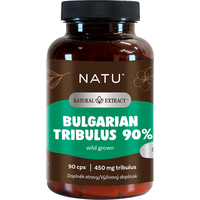 NATU Natural Extract, Bulharský kotvičník (Tribulus) extrakt 90 % saponinov 90 kapsúl NATU Natural Extract, Bulharský kotvičník (Tribulus) extrakt 90 % saponinov 90 kapsúl