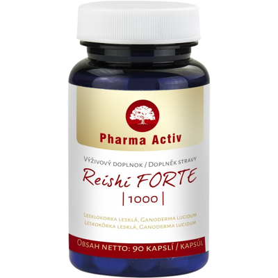 PHARMA ACTIV Reishi forte 1000 90 kapsúl PHARMA ACTIV Reishi forte 1000 90 kapsúl