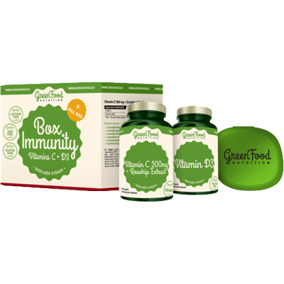 GREENFOOD NUTRITION Box Immunity + Pillbox 2 x 60 kapsúl GREENFOOD NUTRITION Box Immunity + Pillbox 2 x 60 kapsúl