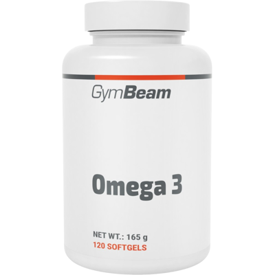 GYMBEAM Omega 3, bez príchute 120 kapslí GYMBEAM Omega 3, bez príchute 120 kapslí