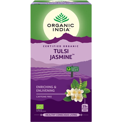 ORGANIC INDIA Tulsi jazmín BIO vrecúška 25 ks ORGANIC INDIA Tulsi jazmín BIO vrecúška 25 ks