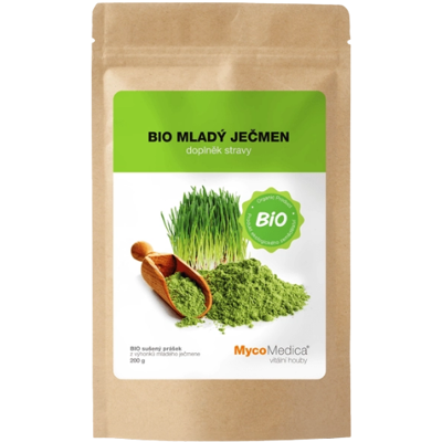 MYCOMEDICA Mladý jačmeň BIO 200 g MYCOMEDICA Mladý jačmeň BIO 200 g
