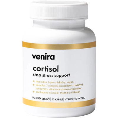 VENIRA cortisol - stop stress support 60 kapsúl VENIRA cortisol - stop stress support 60 kapsúl