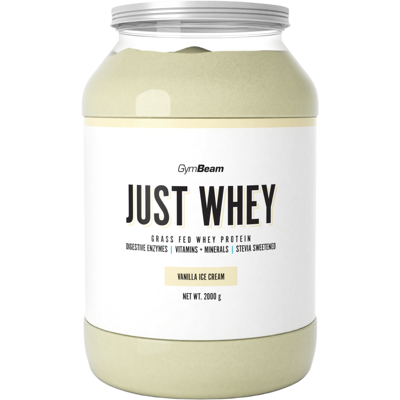 GYMBEAM Just Whey vanilková zmrzlina 2000 g GYMBEAM Just Whey vanilková zmrzlina 2000 g