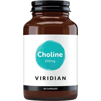 VIRIDIAN Choline 300mg 60 kapsúl VIRIDIAN Choline 300mg 60 kapsúl