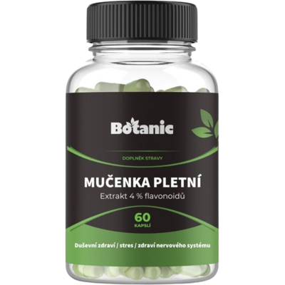 BOTANIC Mučenka pletní - Extrakt 4 % flavonoidů 60 kapsúl BOTANIC Mučenka pletní - Extrakt 4 % flavonoidů 60 kapsúl
