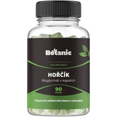 BOTANIC Horčík - Bisglycinát 90 kapsúl BOTANIC Horčík - Bisglycinát 90 kapsúl