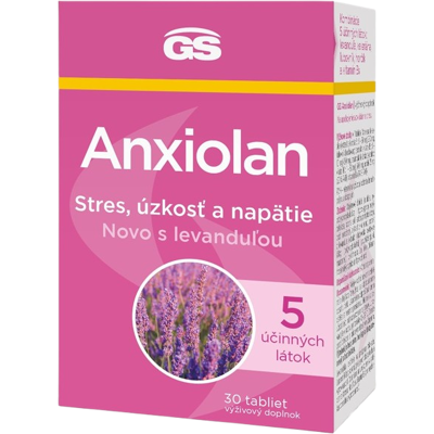 GS Anxiolan s levanduľou 30 tabliet GS Anxiolan s levanduľou 30 tabliet