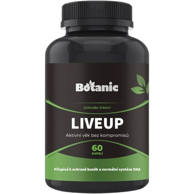 BOTANIC LiveUp – aktívny vek bez kompromisov 60 kapsúl BOTANIC LiveUp – aktívny vek bez kompromisov 60 kapsúl