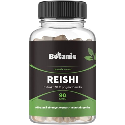 BOTANIC Reishi - Extrakt s 30% polysacharidov 90 kapsúl BOTANIC Reishi - Extrakt s 30% polysacharidov 90 kapsúl