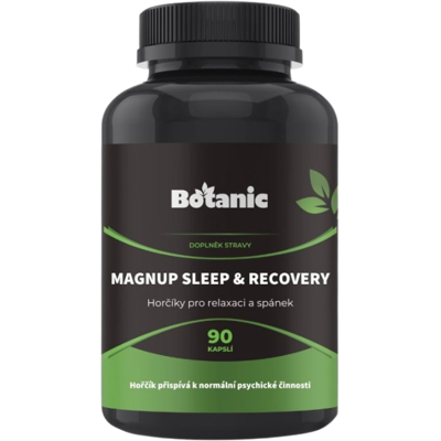 BOTANIC MagnUp Sleep & Recovery - Horčíky pre relaxáciu a spánok 90 kapsúl BOTANIC MagnUp Sleep & Recovery - Horčíky pre relaxáciu a spánok 90 kapsúl