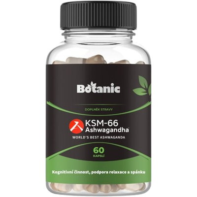 BOTANIC Ashwagandha KSM—66®, 60 kapsúl BOTANIC Ashwagandha KSM—66®, 60 kapsúl