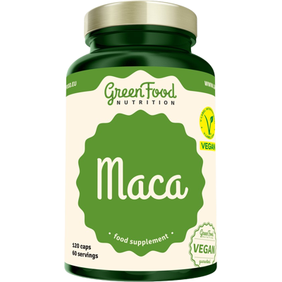 GREENFOOD NUTRITION Maca 120 kapslí GREENFOOD NUTRITION Maca 120 kapslí