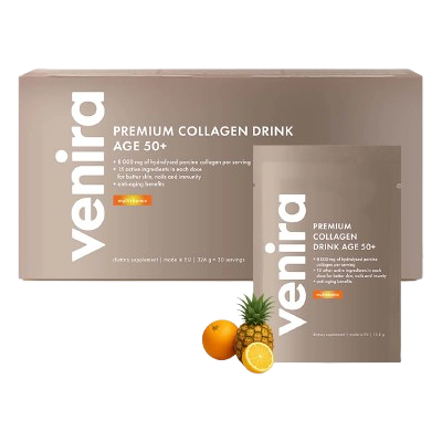 VENIRA PREMIUM Kolagénový drink age 50+ multivitamín 30 x 10.8 g VENIRA PREMIUM Kolagénový drink age 50+ multivitamín 30 x 10.8 g