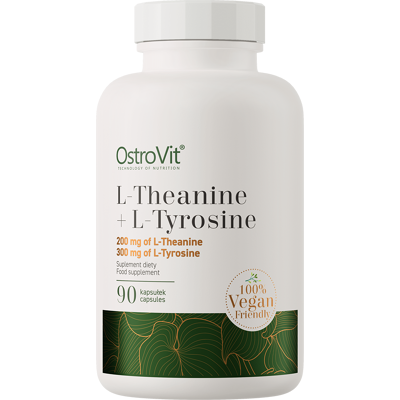 OSTROVIT L-Theanine + L-Tyrosine 90 kapsúl OSTROVIT L-Theanine + L-Tyrosine 90 kapsúl