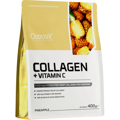 OSTROVIT Kolagén + Vitamín C ananás 400 g OSTROVIT Kolagén + Vitamín C ananás 400 g