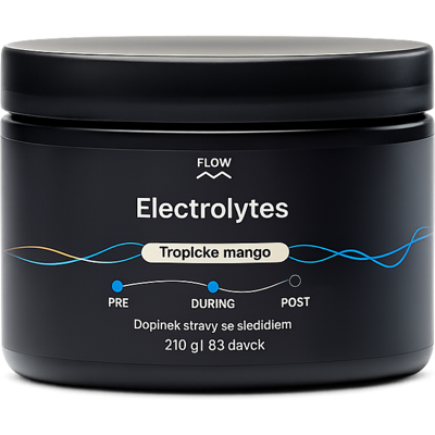 FLOW Electrolytes 2.0 - Tropické mango 210 g FLOW Electrolytes 2.0 - Tropické mango 210 g