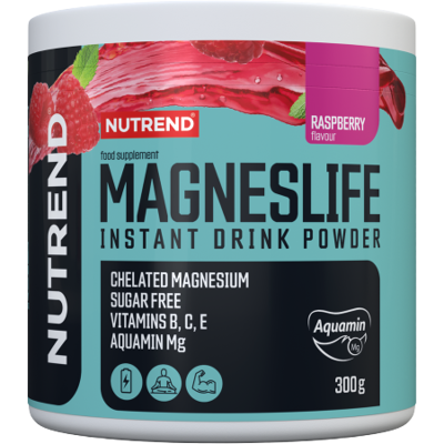NUTREND magneslife instant drink powder malina 300 g NUTREND magneslife instant drink powder malina 300 g