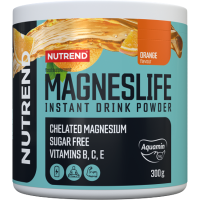 NUTREND Magneslife instant drink powder pomaranč 300 g NUTREND Magneslife instant drink powder pomaranč 300 g