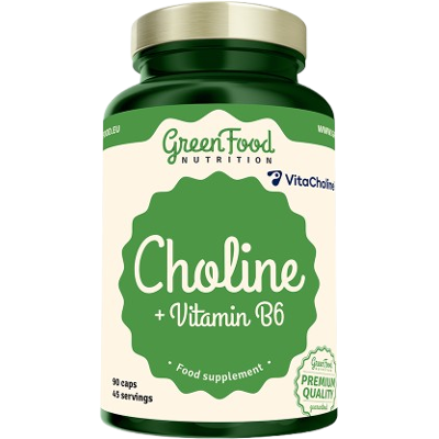 GREENFOOD NUTRITION Cholín 90 kapsúl GREENFOOD NUTRITION Cholín 90 kapsúl