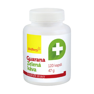 WOLFBERRY Guarana+Zelená káva-kapsule 47 g 120 kapsúl WOLFBERRY Guarana+Zelená káva-kapsule 47 g 120 kapsúl
