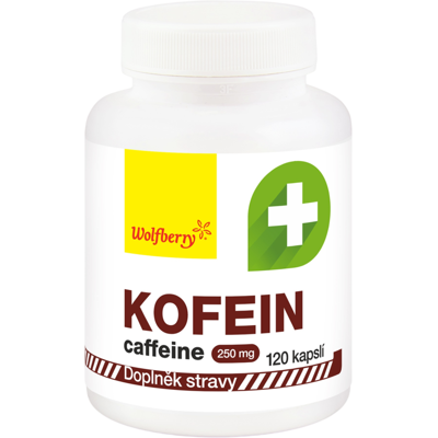 WOLFBERRY Kofeín 120 kapsúl WOLFBERRY Kofeín 120 kapsúl