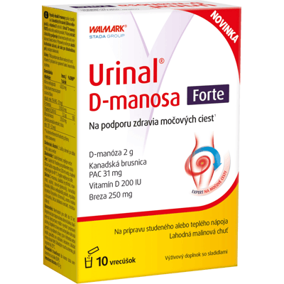 URINAL D-manosa Forte 10 vrecúšok URINAL D-manosa Forte 10 vrecúšok